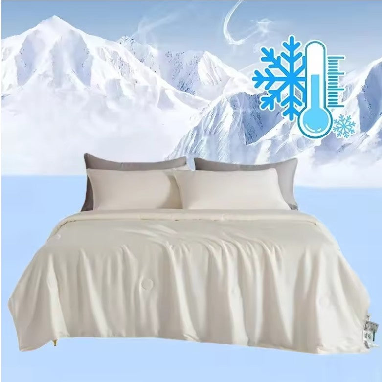 Cooling Blanket Soft Silky Lightweight Quilt