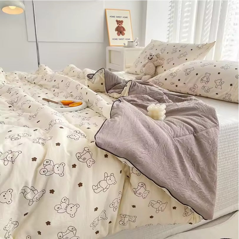 Double Gauze Summer Quilt – Soft & Lightweight Blanket