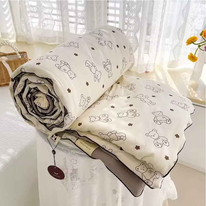 Double Gauze Summer Quilt – Soft & Lightweight Blanket