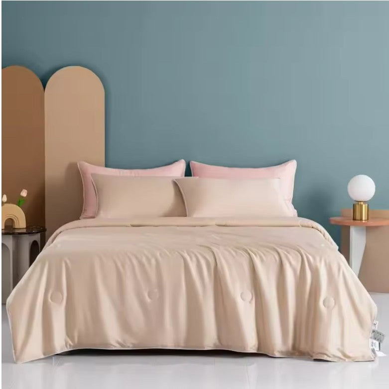 Cooling Blanket Soft Silky Lightweight Quilt