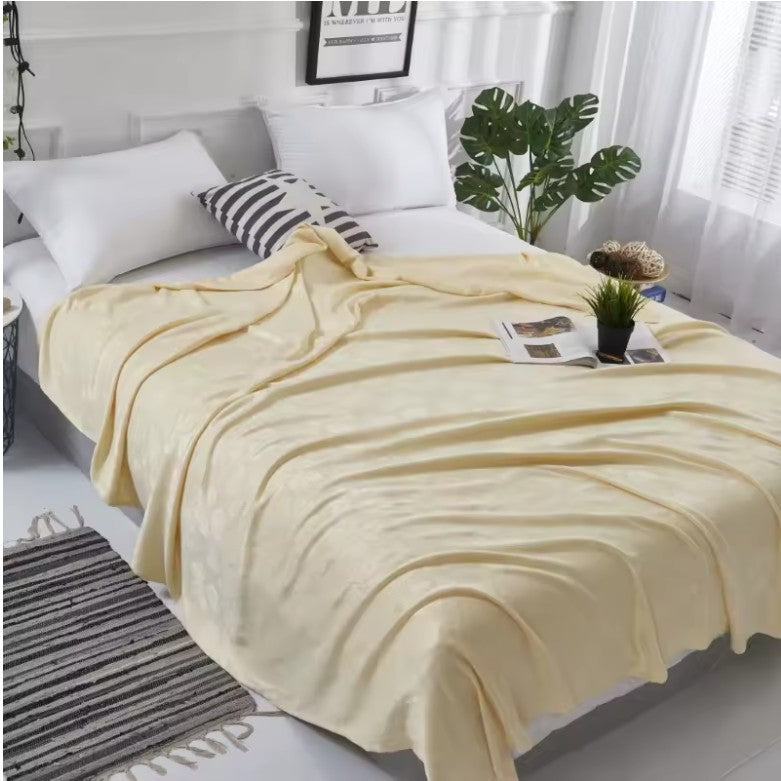 100% Bamboo Fiber Cooling Blanket – Soft, Breathable & Skin-Friendly