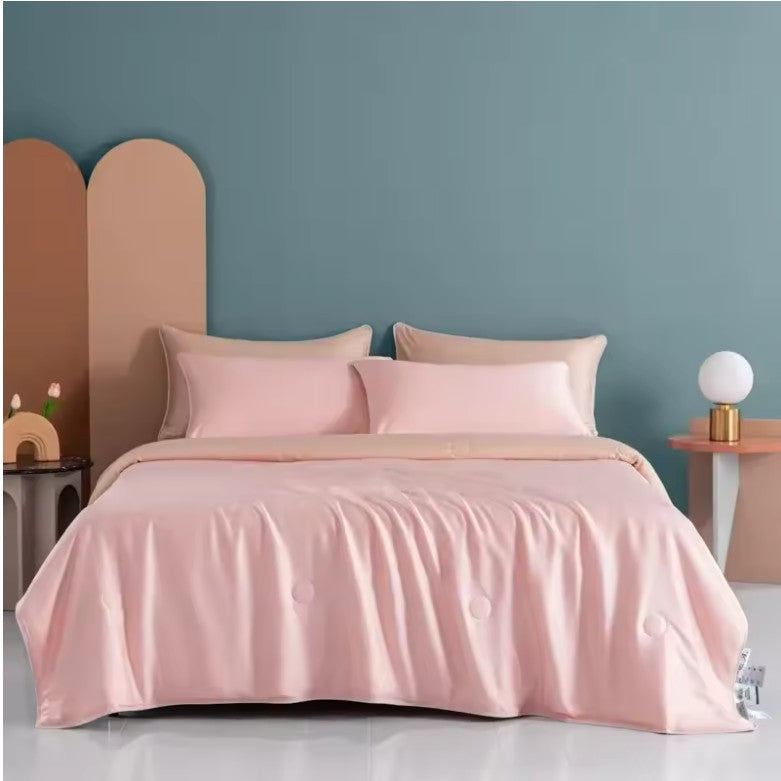 Cooling Blanket Soft Silky Lightweight Quilt