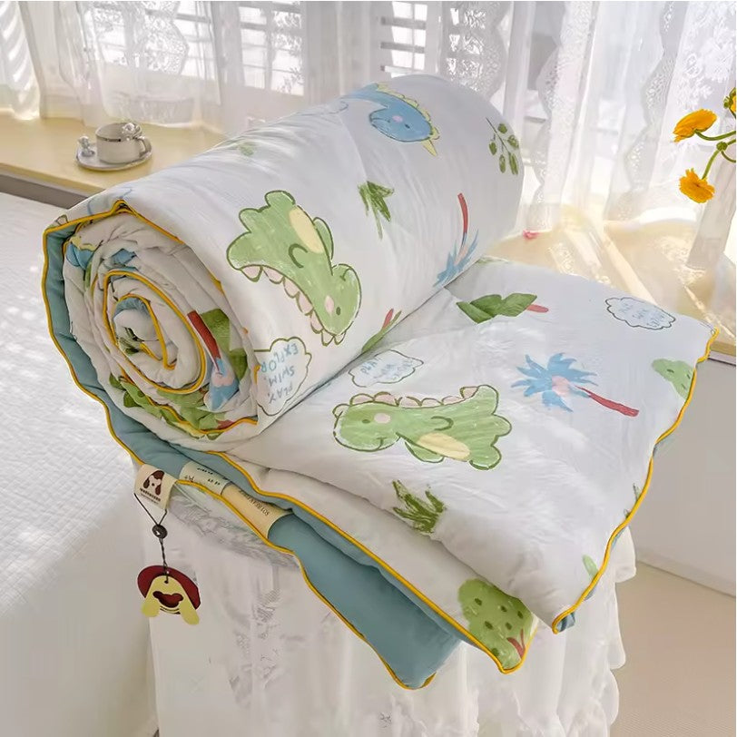 Double Gauze Summer Quilt – Soft & Lightweight Blanket