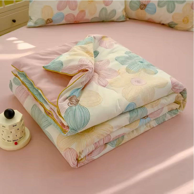 Double Gauze Summer Quilt – Soft & Lightweight Blanket